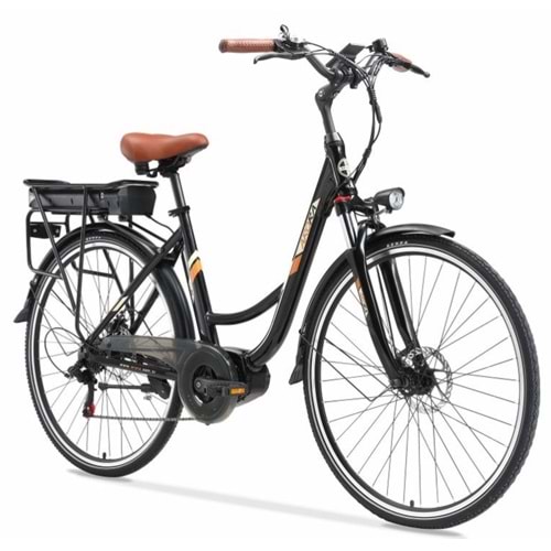 ARORA PRAG 36V11.6AH ELEKTRİKLİ BİSİKLET SİYAH